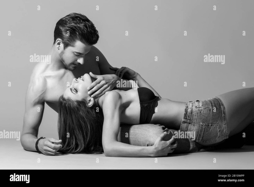 The pose is exciting a man