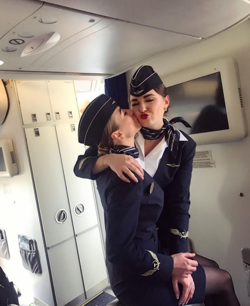 Stewardess Irina Ivashina