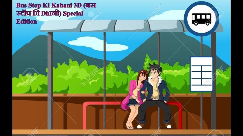 The girl sucked on the bus