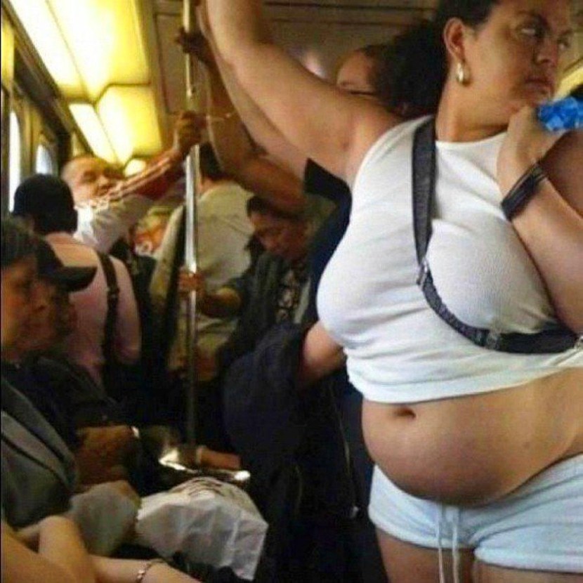 Beautiful girl on the bus