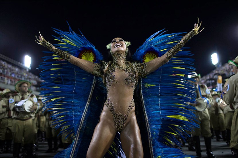 Carnival in Rio de Janeiro naked