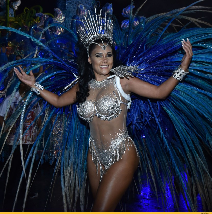 Dancer of carnival samba in Brazil