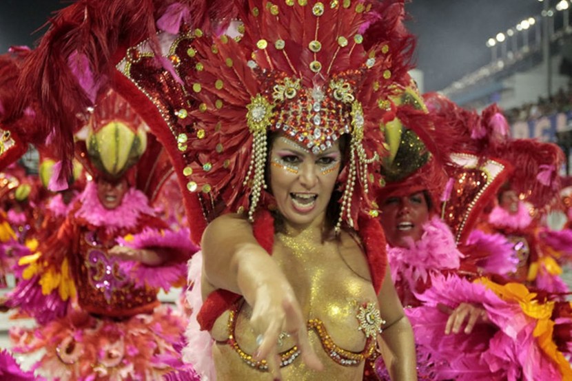 Carnival in rio de janeiro tits