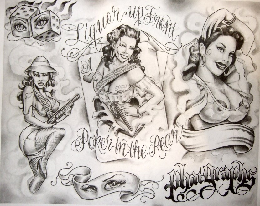 Sketches of a mess in Chikano style