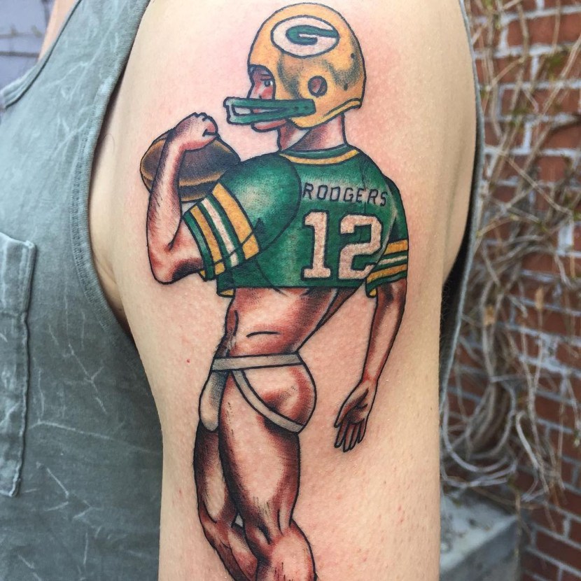 Tattoo scales of mermaids