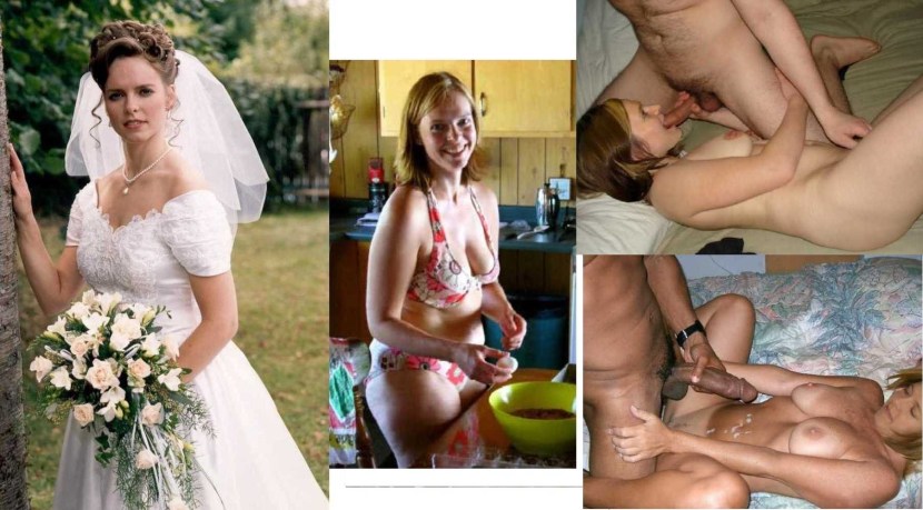 Naked brides after the wedding private