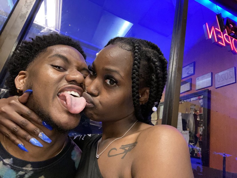 Huge fat dick in anal