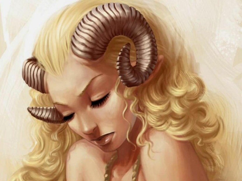 Black suit and horns