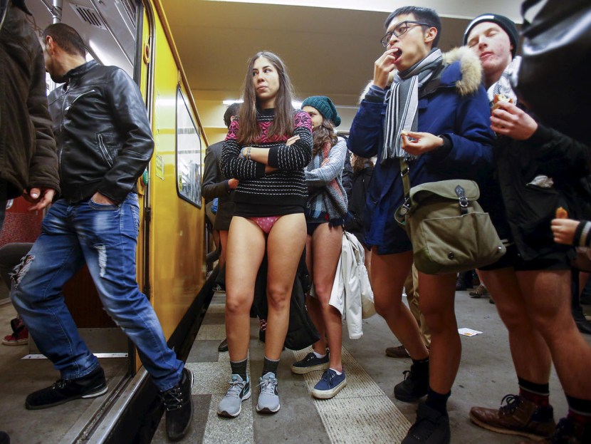 No Pants Subway Ride 2020