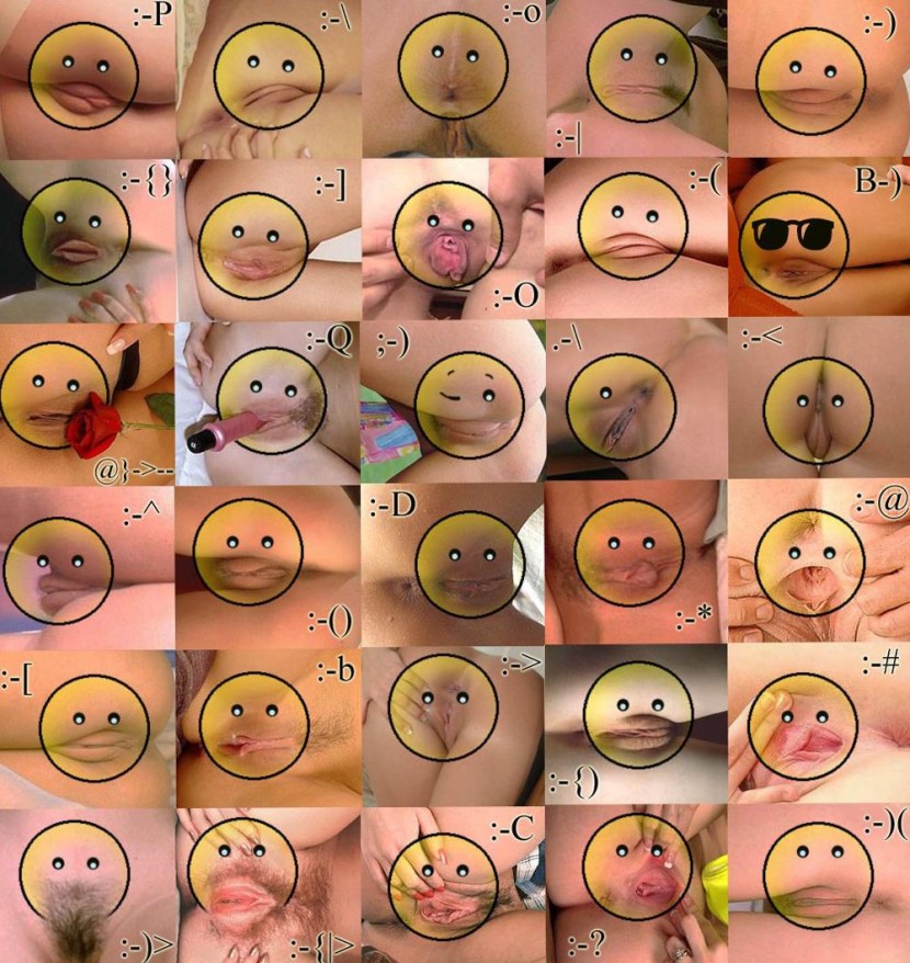 Pornographic emoticons