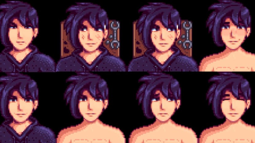 The keyboard buttons scheme