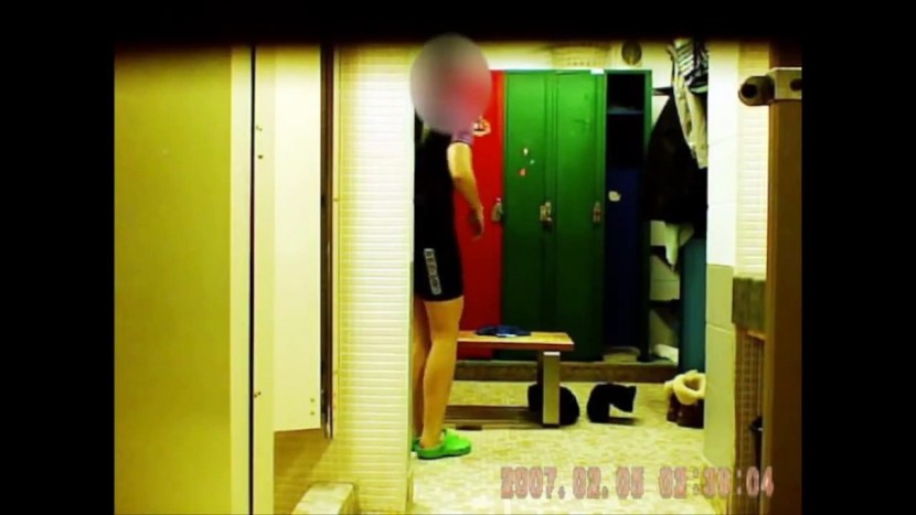 Hidden video cameras in women's locker rooms