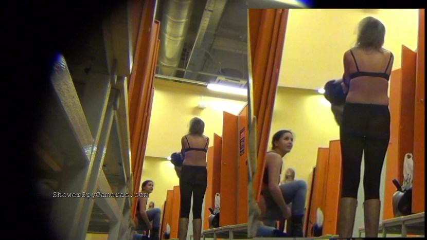 Camera in a female locker room