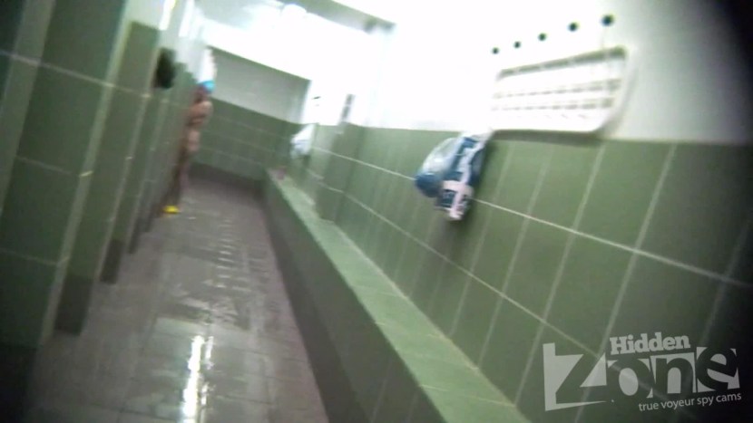 Hidden camera in the female shower