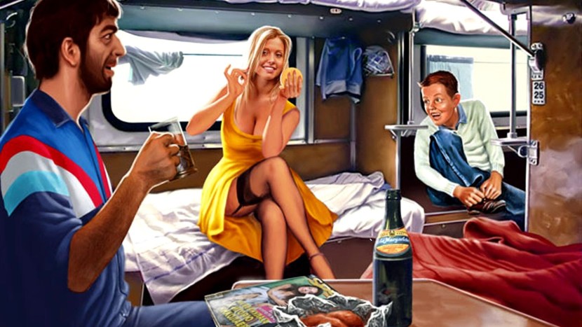 Fucking in public transport