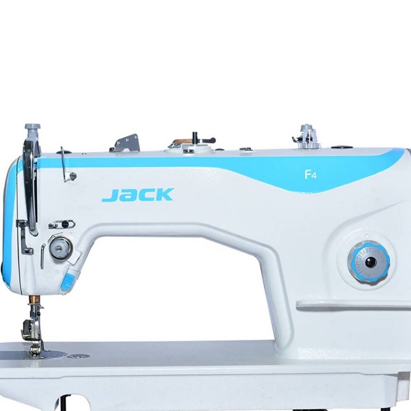 Sewing machine with fabric