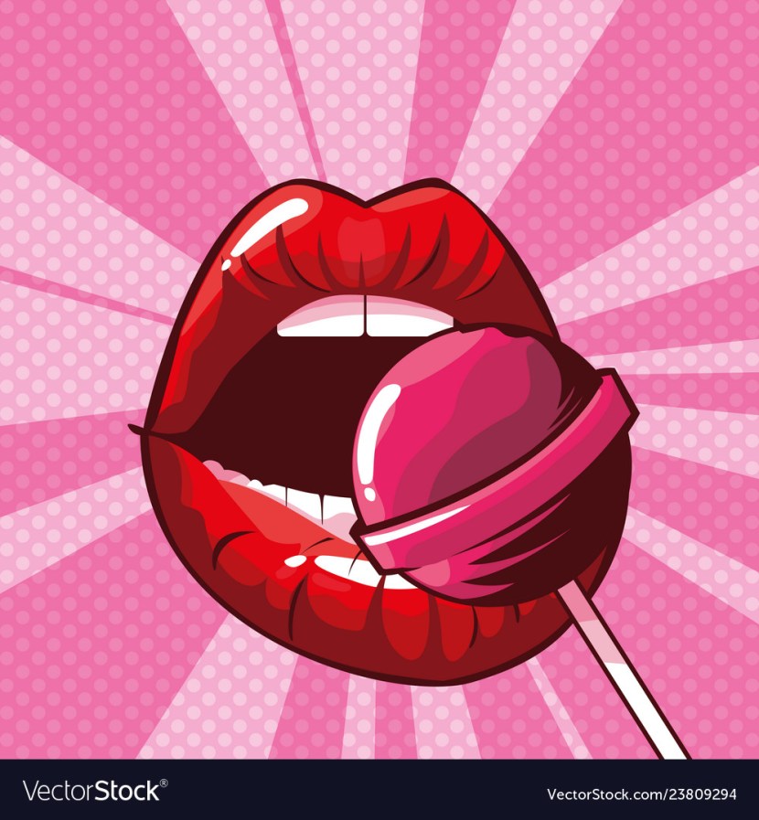 Background with candy watercolors