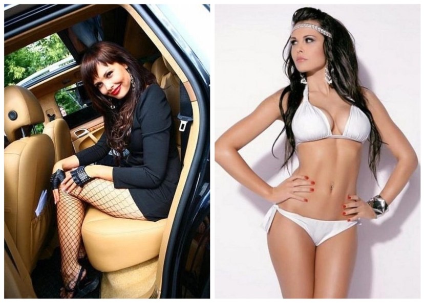 Maria Gorban in a swimsuit