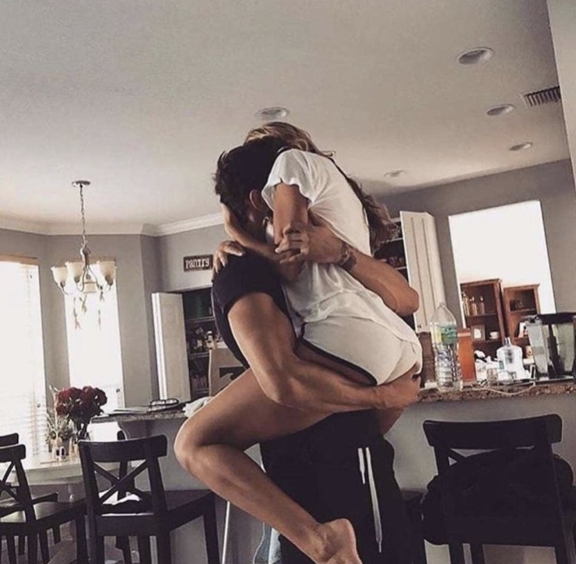 Leveushka was tightened on a guy