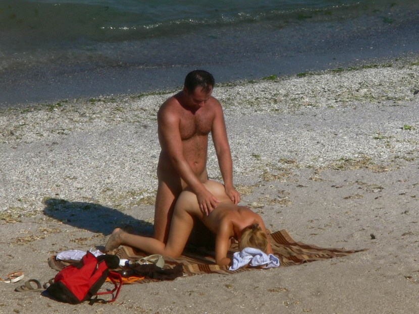 Nudist beach is private
