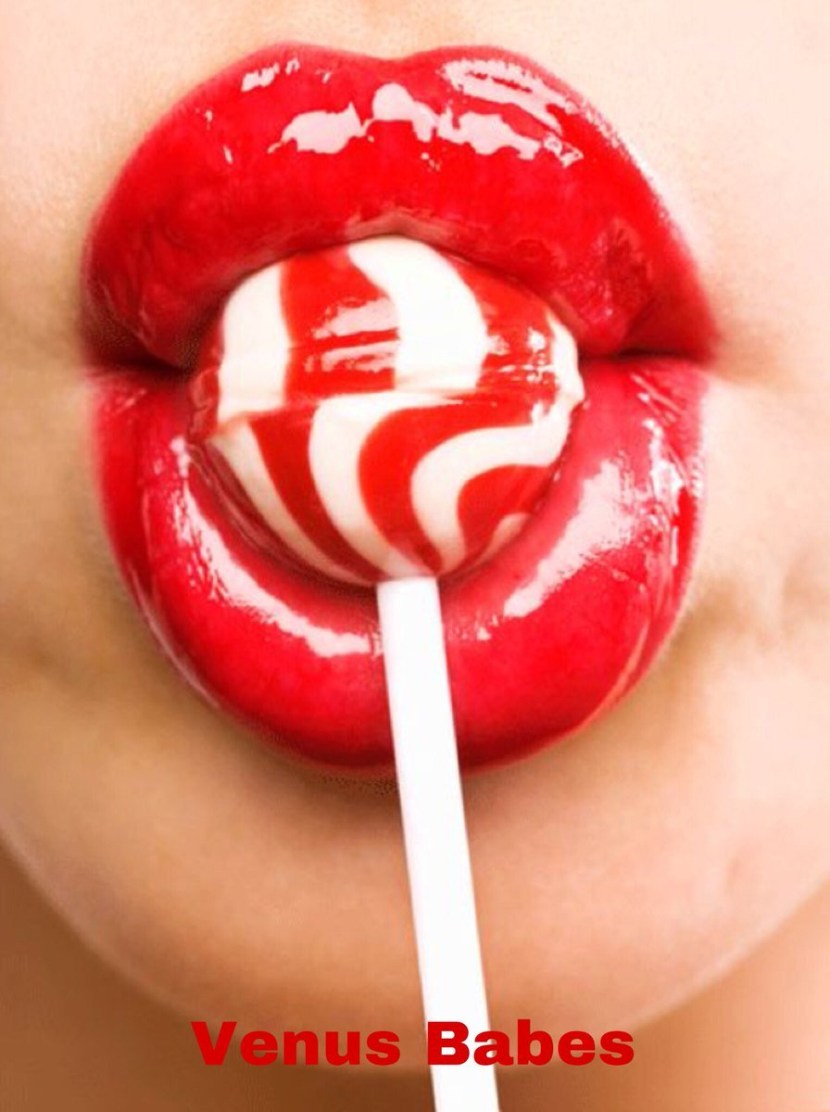 Girl eats a lollipation