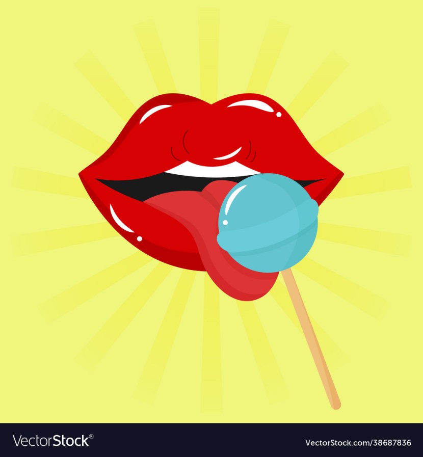 Chupa Chups with smoke