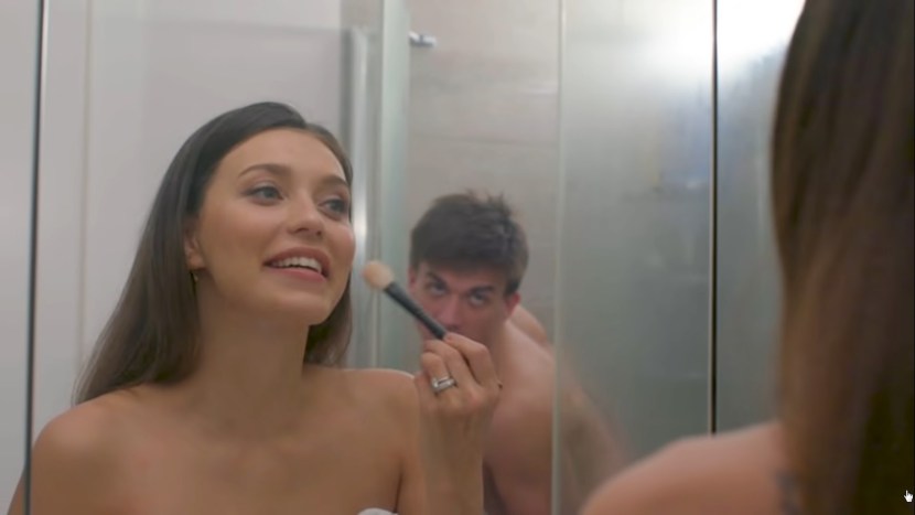 Maria Ivakova in a swimsuit