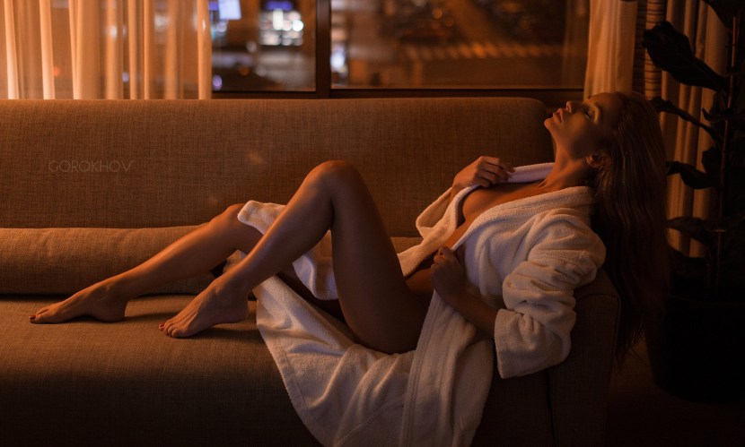 Jacuzzi with rose petals and candles