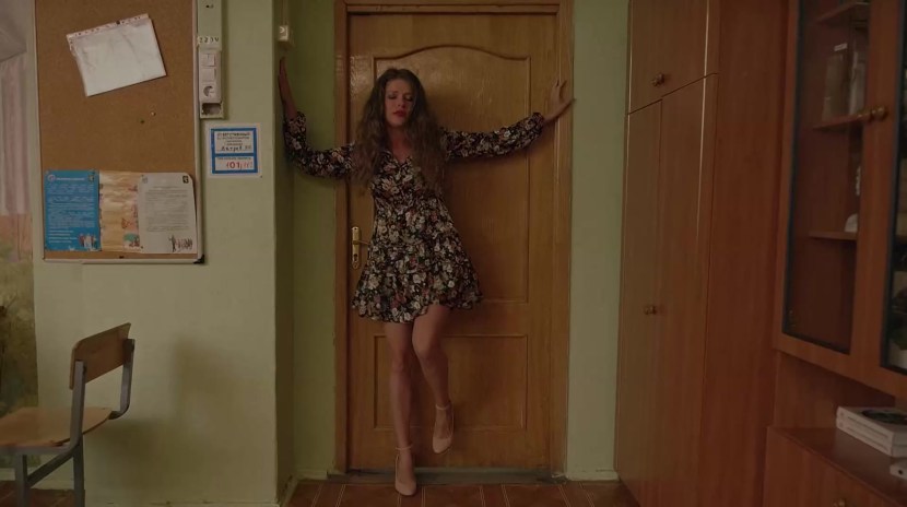 Angelica Kashirina in stockings