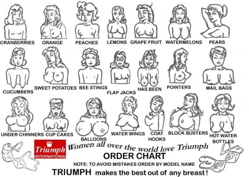 Naked boobs of all sizes