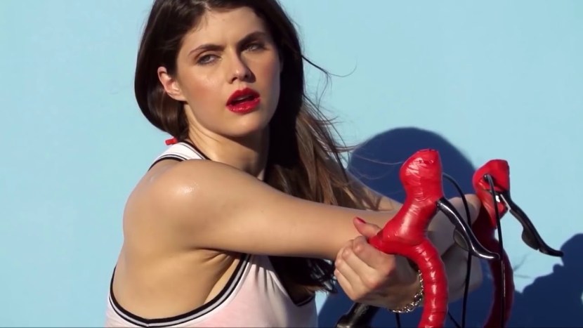 Alexandra Daddario in a swimsuit