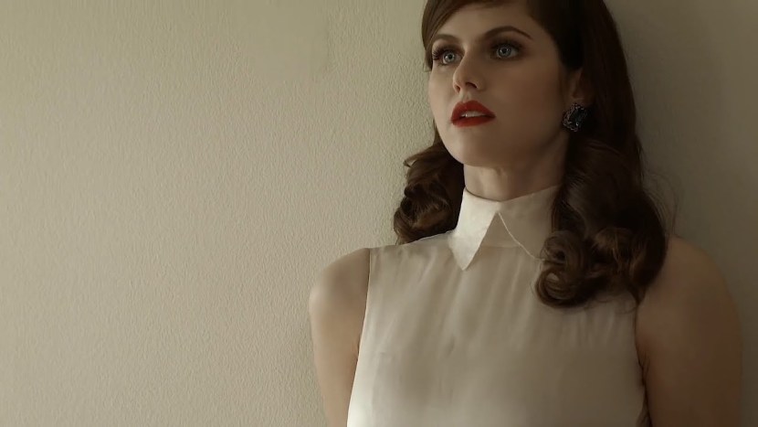 Alexandra Daddario chest in a swimsuit