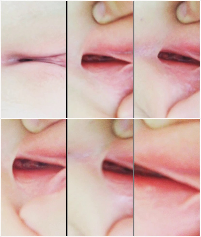 Licking pussy close -up