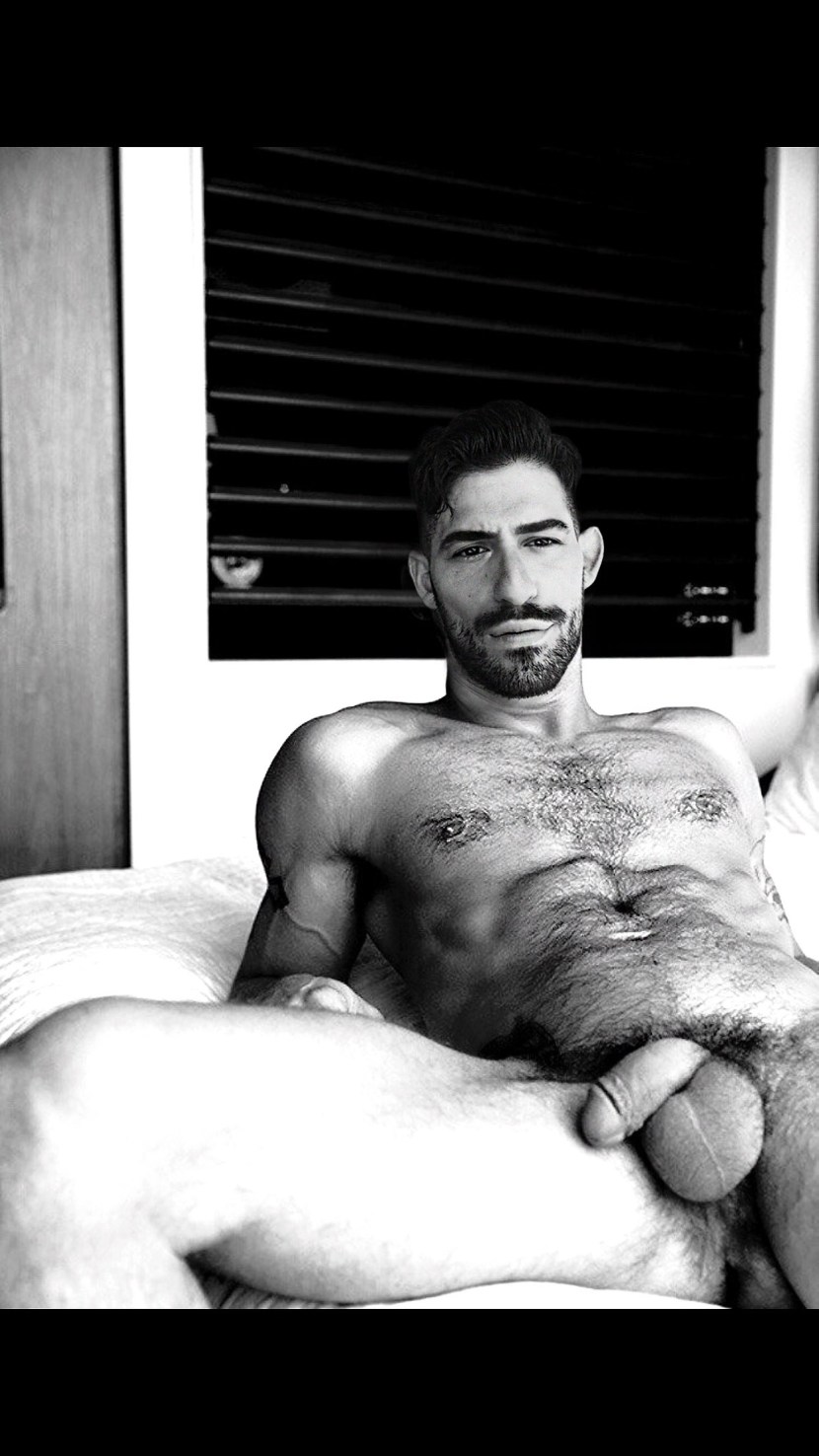 Hairy men with huge members