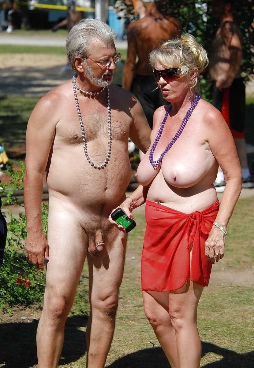 Old men and old women naked