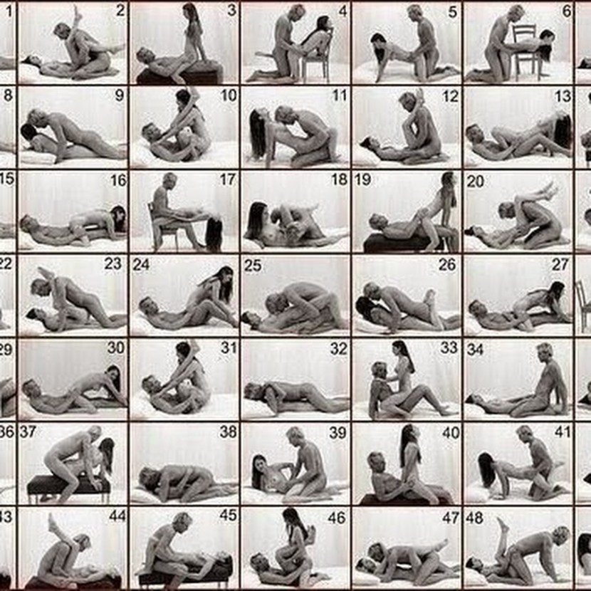 Erotic poses by numbers