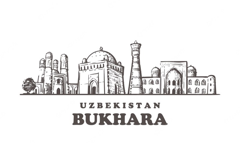 Ancient Bukhara Minaret Kalyan Vector
