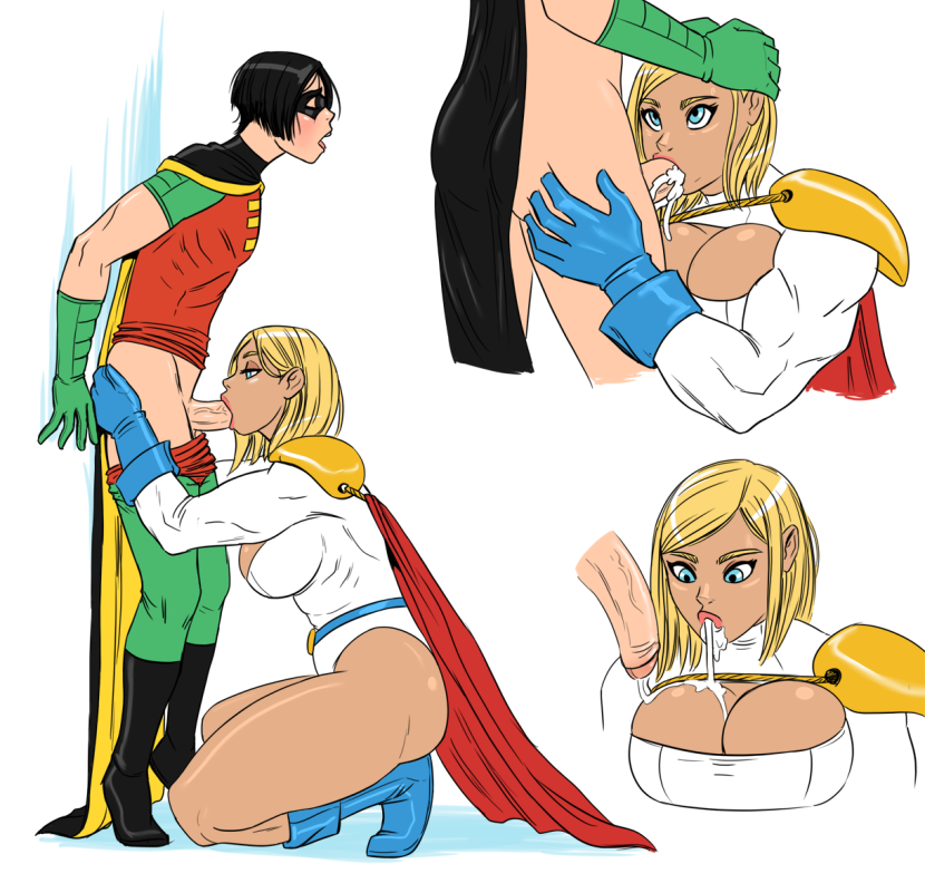 Robin and miracle woman Hentai Futanari