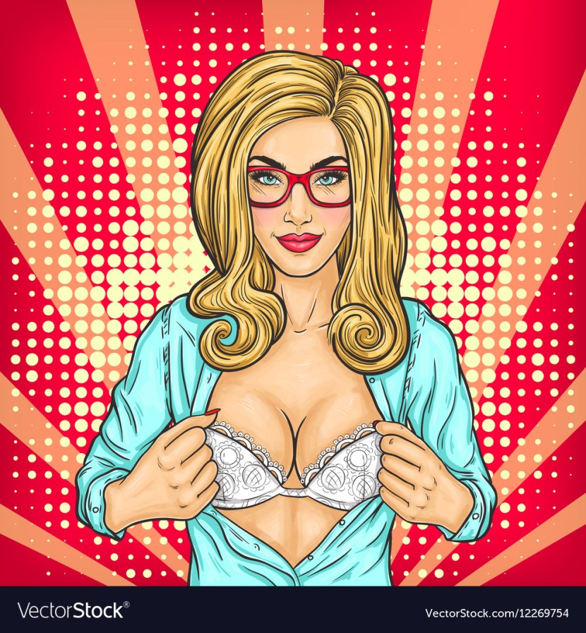 Bust in the style of pop art