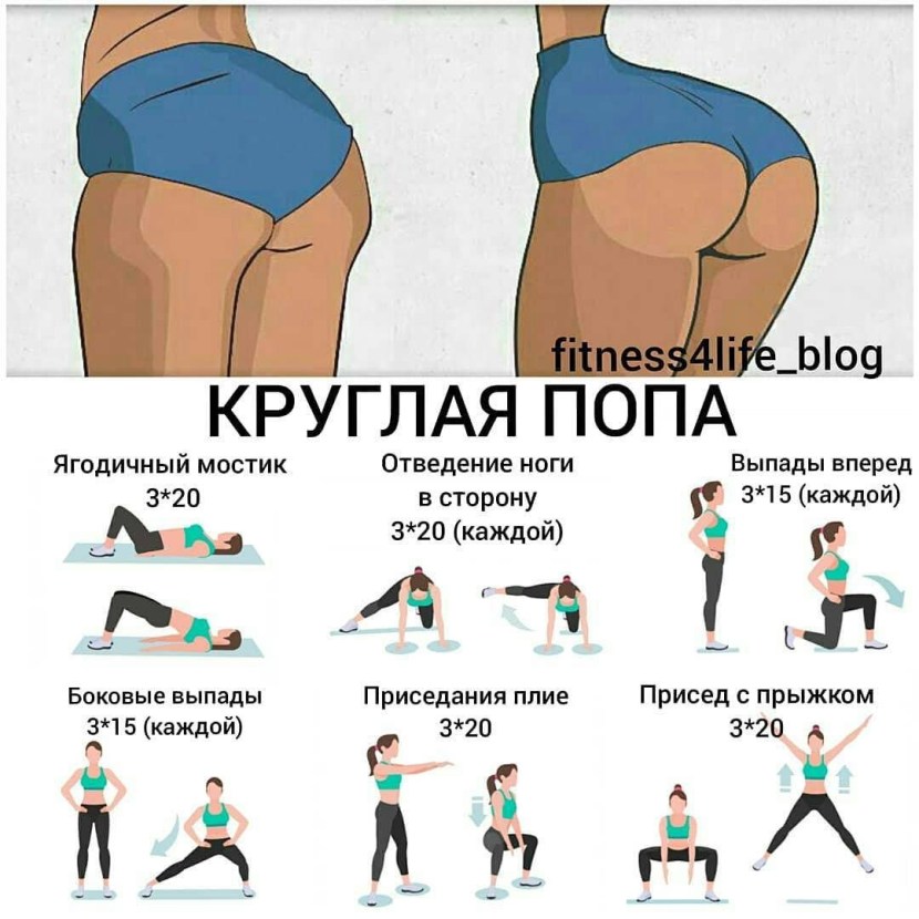Effective exercises for pumping buttocks