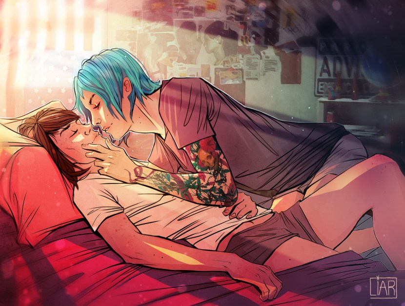 Life Iz Istrand Chloe and Max Art