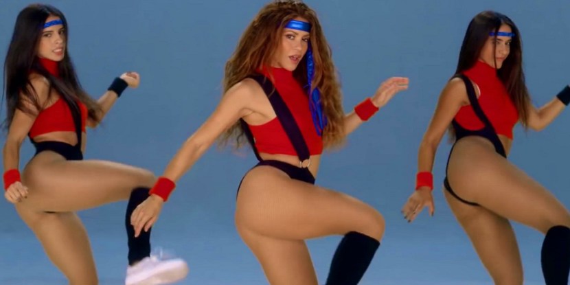 Shakira wallpaper on the desktop