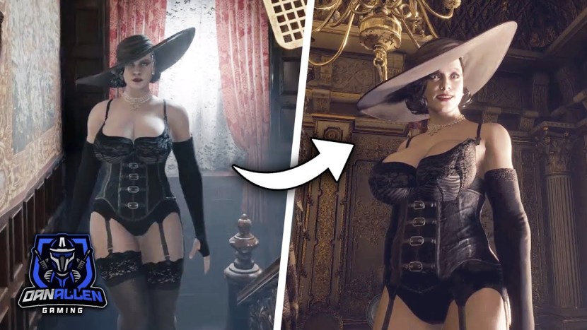 Resident Evil 8 Village Lady Dimitrescu Jiggl Physics