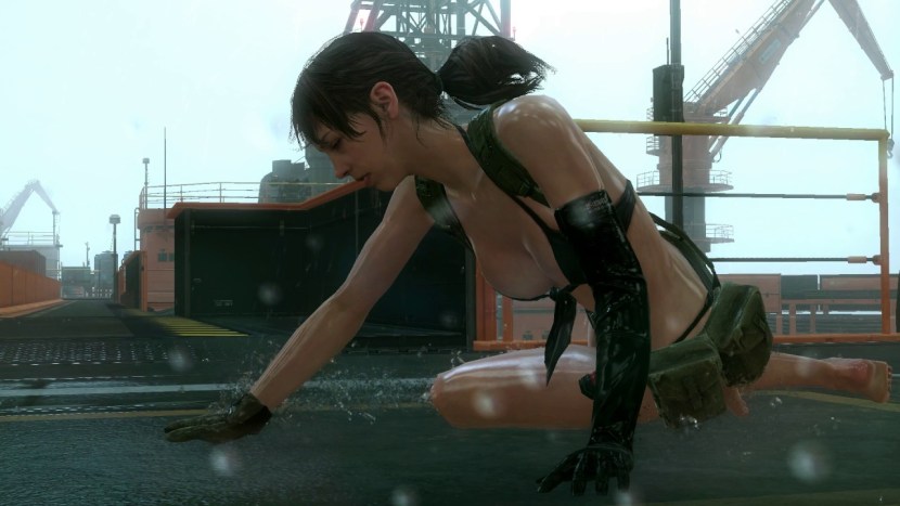 MGS 5 kwayet scene in the shower