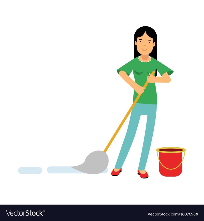 Woman Housewife Vector