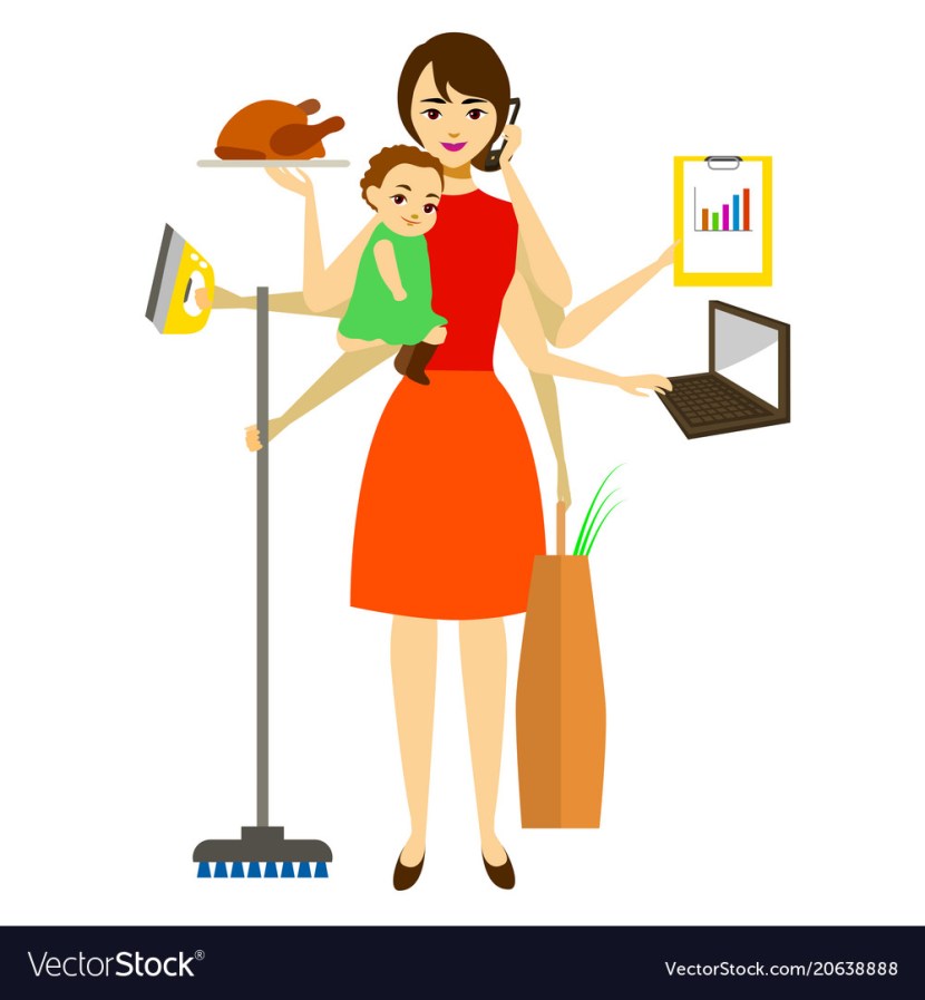 Multi -armed mom in pictures