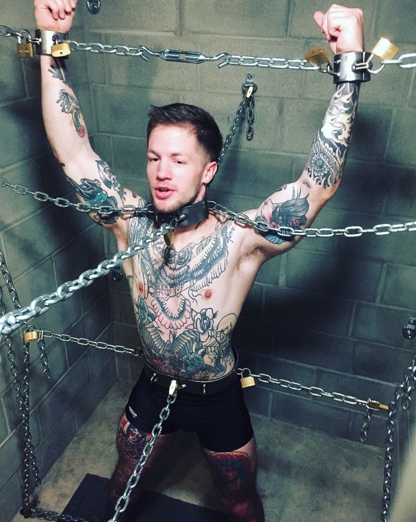 Football Naked football players