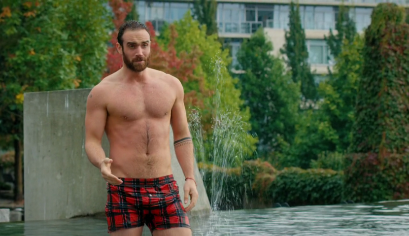 Omorashi in a swimsuit