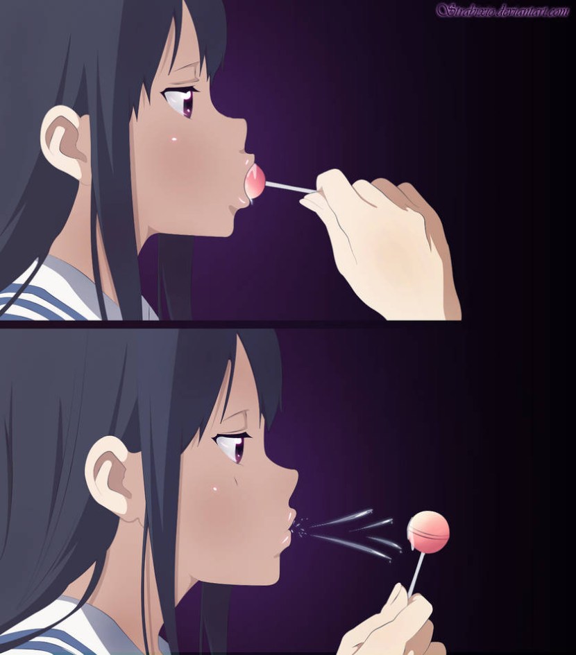 The woman opened her mouth