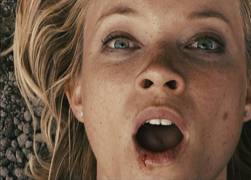 The girl opened her mouth